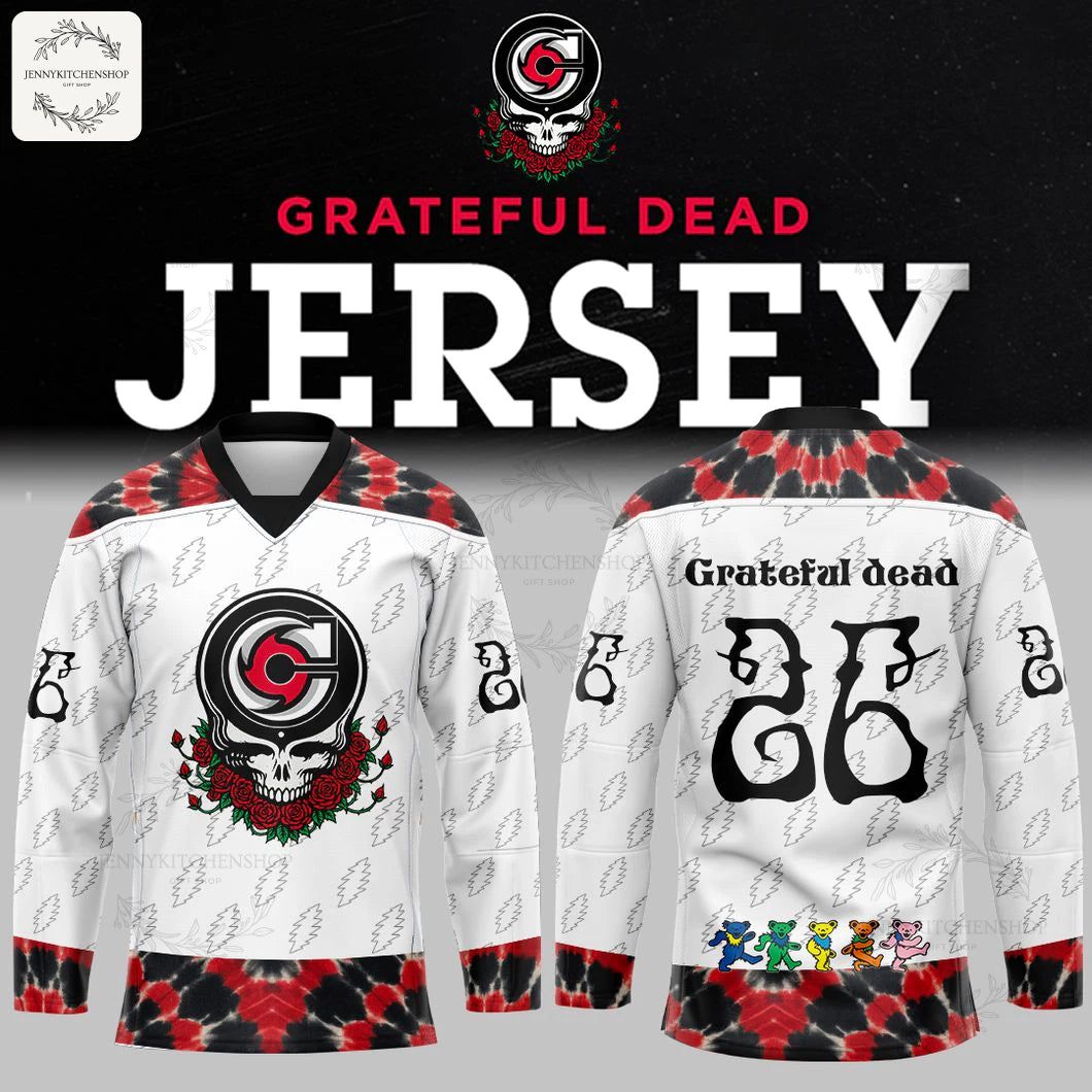 Cincinnati Cyclones Grateful Dead Night 2025 Limited Hockey Jersey