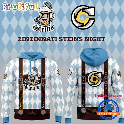Cincinnati Cyclones Limited Edition Zinzinnati Steins Night 3D Shirts