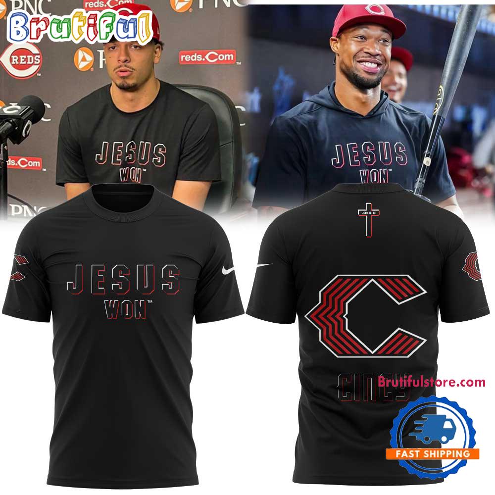 Cincinnati Reds Jesus Won 2026 Hoodie T-Shirt