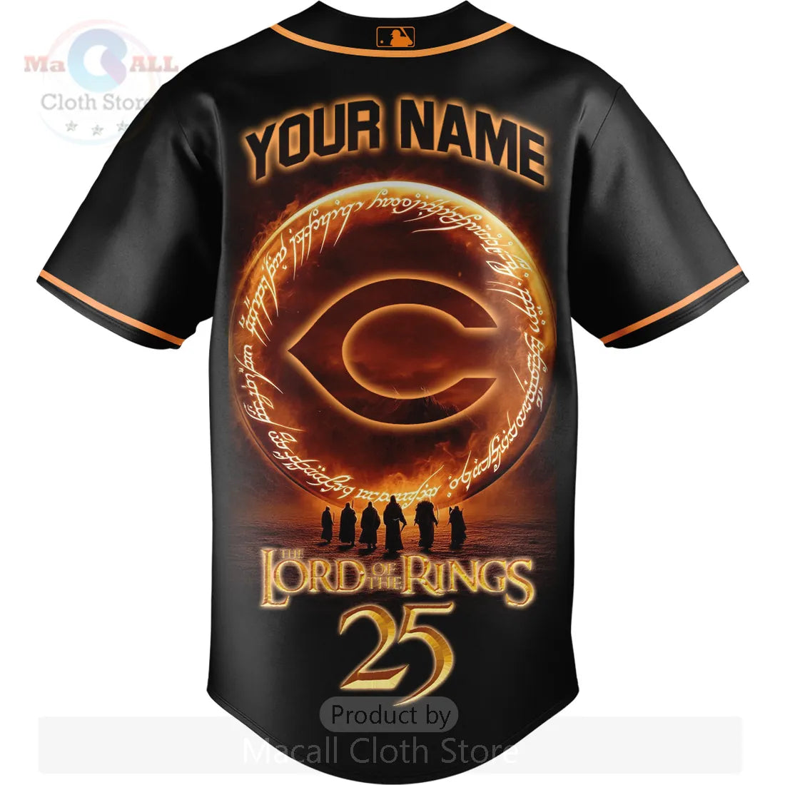 Cincinnati Reds Lord of the Rings 25th Anniversary Custom Baseball Jersey