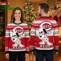 Cincinnati Reds Snoopy Dabbing Baseball Ugly Christmas Sweater