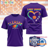 Clemson Tigers 2025 NCAA National Coming Out Day LGBT Pride Unisex 3D Shirt