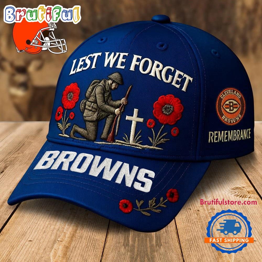 Cleveland Browns 2025 NFL Lest We Forget Remembrance Classic Cap