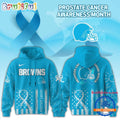 Cleveland Browns 2025 NFL Prostate Cancer Awareness Hoodie Shirt