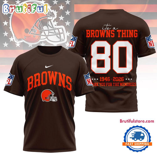 Cleveland Browns 2026 NFL Legacy Limited Edition 3D Shirt