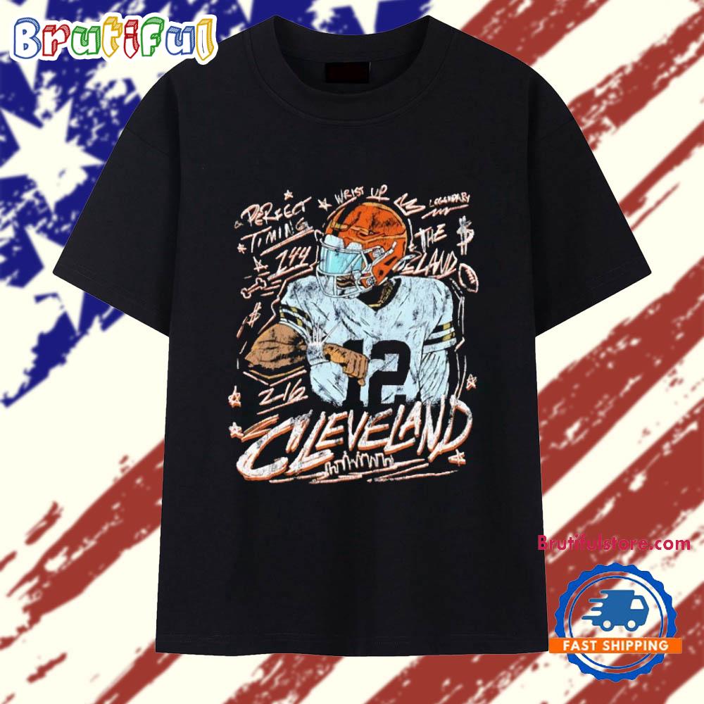 Cleveland Browns Football Shedeur Sanders perfect Timing T Shirt