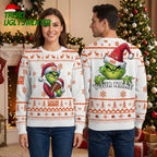 Cleveland Browns Grinch Santa Hat Football Ugly Christmas Sweater