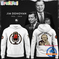 Cleveland Browns Jim Donovan Graphic White Hoodie Shirt