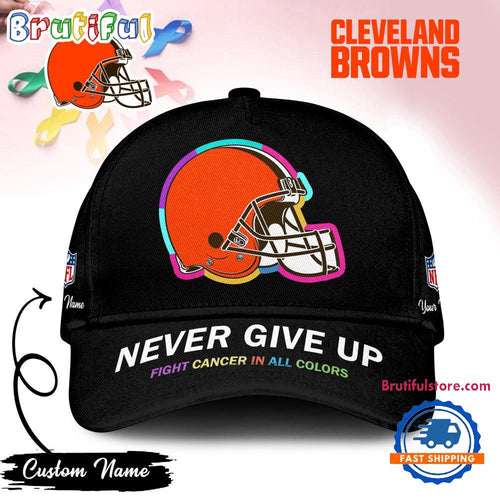 Cleveland Browns Never Give Up Fight Cancer In All Colors Classic Cap