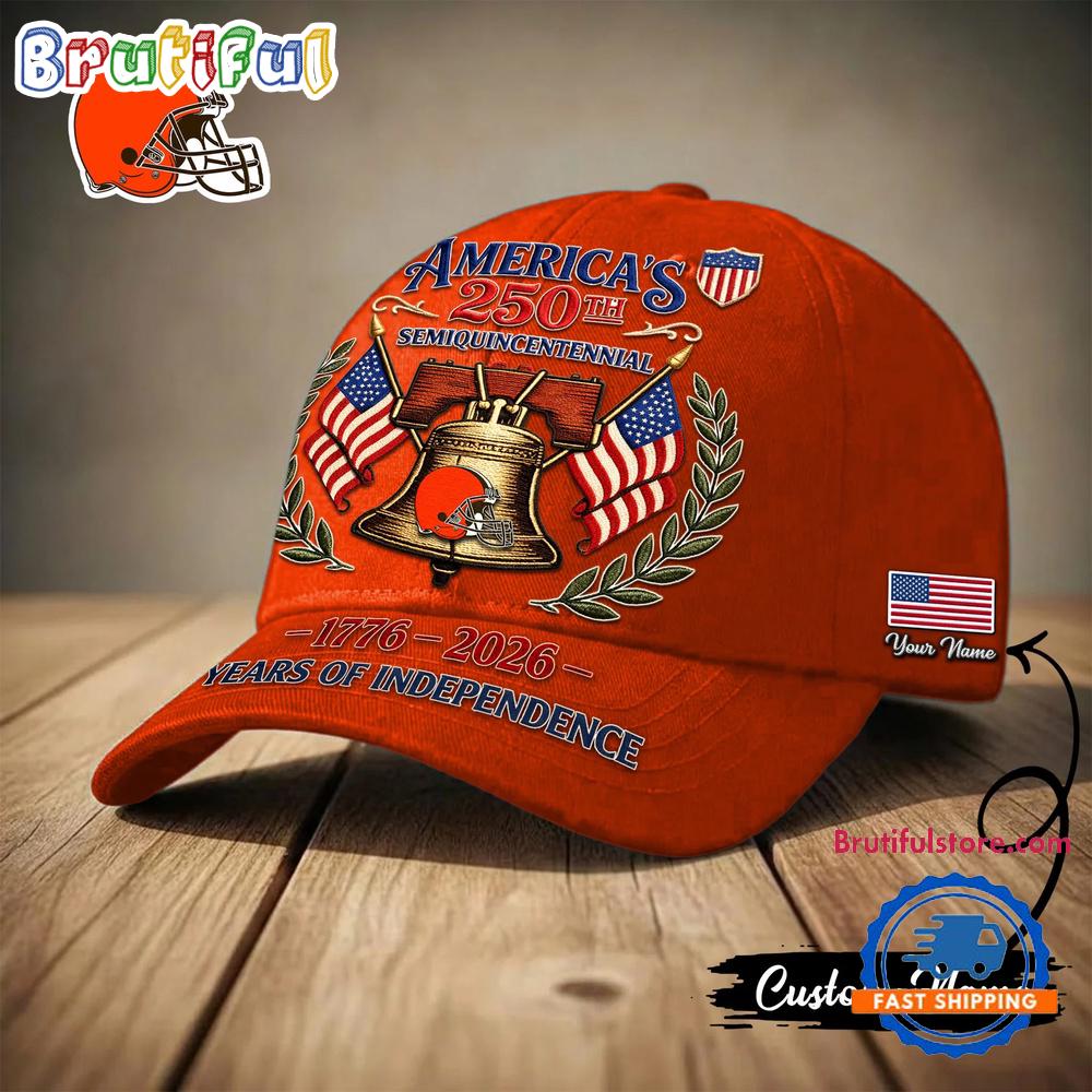 Cleveland Browns NFL 1776-2026 Years Of Independence Classic Cap