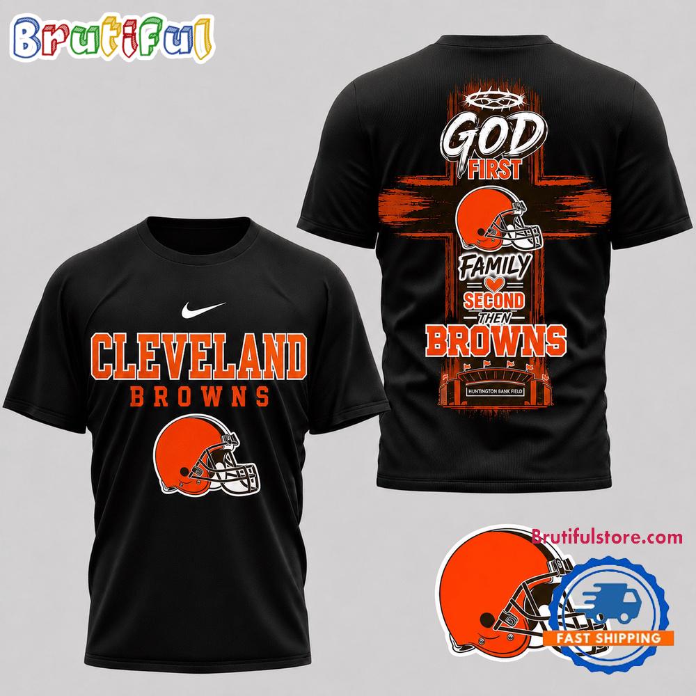 Cleveland Browns NFL Faith Family Team Pride 3D T Shirt