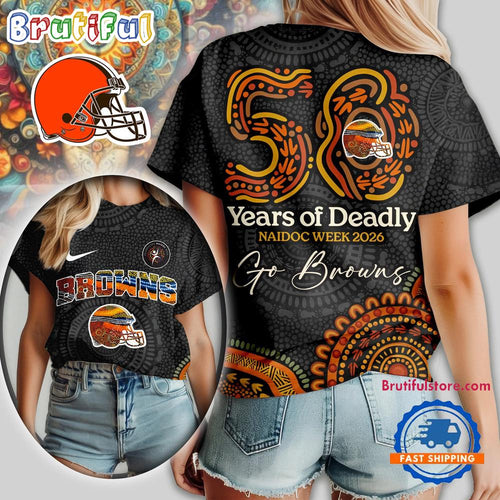 Cleveland Browns NFL Naidoc Week 2026 Unisex T Shirt