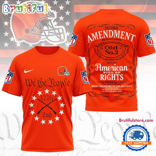 Cleveland Browns NFL Second Amendment Limited Edition 3D Shirt