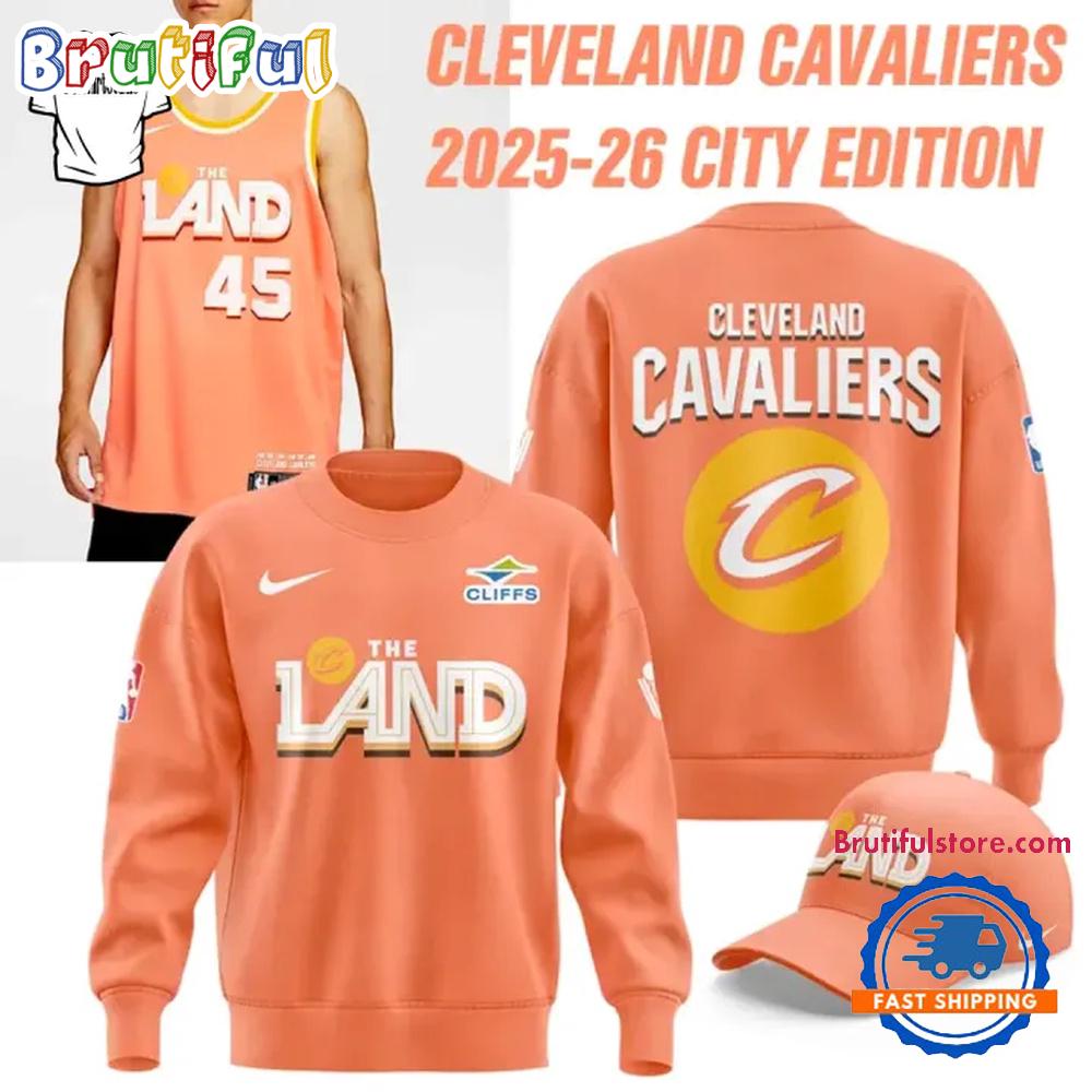 Cleveland Cavaliers 2025-2026 Cavs City Edition Hoodie T-Shirt