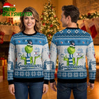 Cleveland Guardians Grinch Snowflake Ugly Christmas Sweater