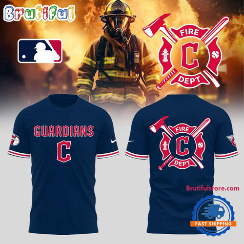 Cleveland Guardians x Firefighter Appreciation Night New 3D Shirt