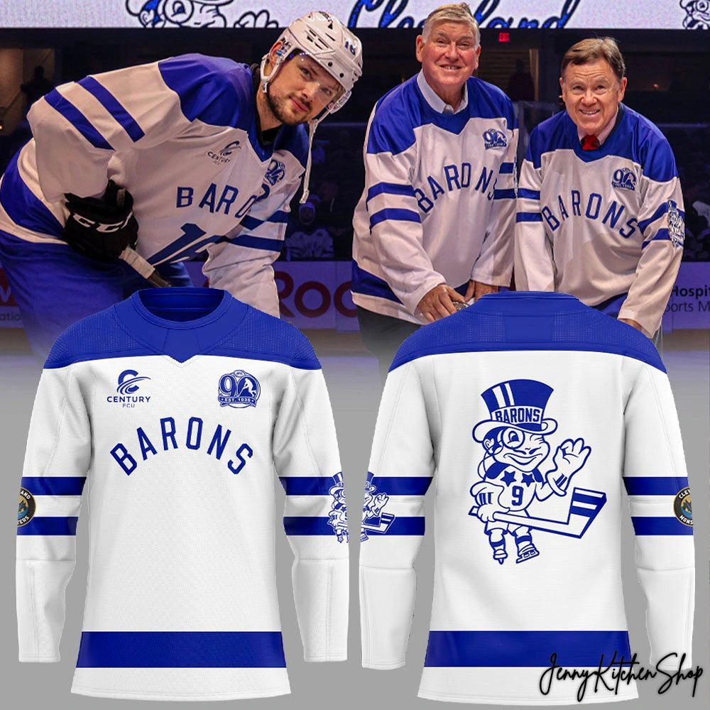 Cleveland Monsters Barons Night 2025 Hockey Jersey