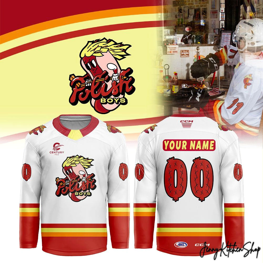 Cleveland Monsters “Polish Boys” Night 2026 Special Hockey Jersey