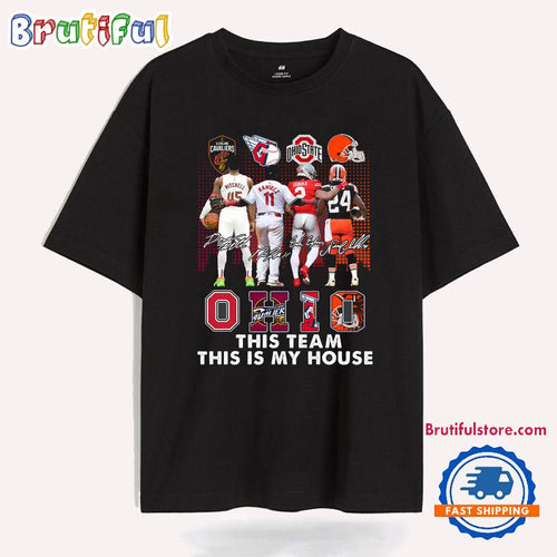 Cleveland Ohio This Team Thi Is My House T Shirt