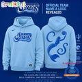 Cleveland Sirens 2028 WNBA Primary Logo Erie Blue Hoodie