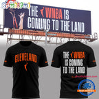 Cleveland WNBA Welcome To The Land 2025 Black Hoodie T-Shirt
