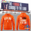 Cleveland WNBA Welcome To The Land 2025 Orange Hoodie