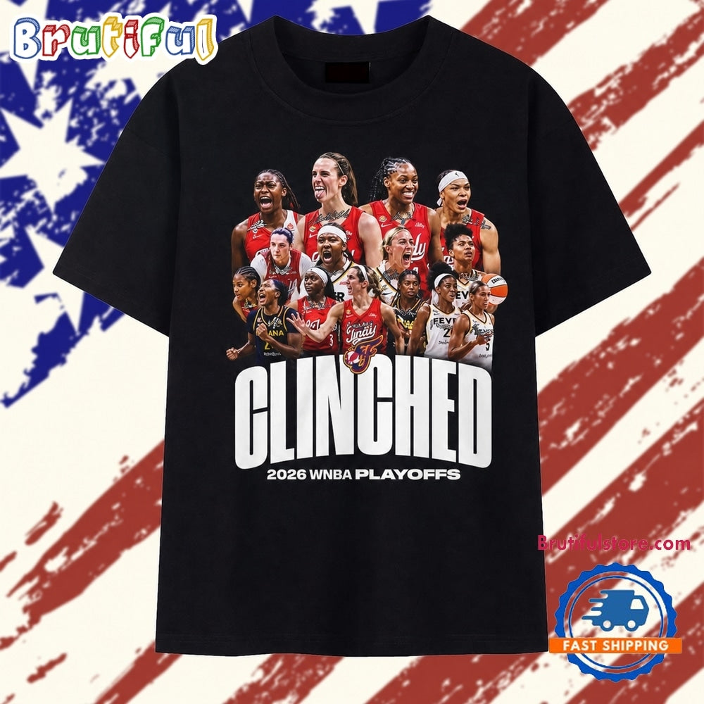 Clinched 2026 WNBA Playoffs All Stars Graphic T Shirt
