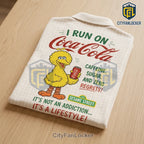 Coca-Cola Big Bird Retro Lovers Cream Polo Shirt