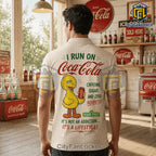 Coca-Cola Big Bird Retro Lovers Cream Polo Shirt