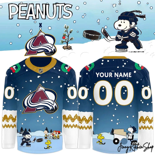 Colorado Avalanche x Peanuts Snow 2025 Hockey Jersey