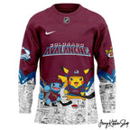 Colorado Avalanche x Pokémon 2025 Hockey Jersey