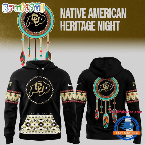 Colorado Buffaloes Football Native American Heritage New Hoodie Shirt