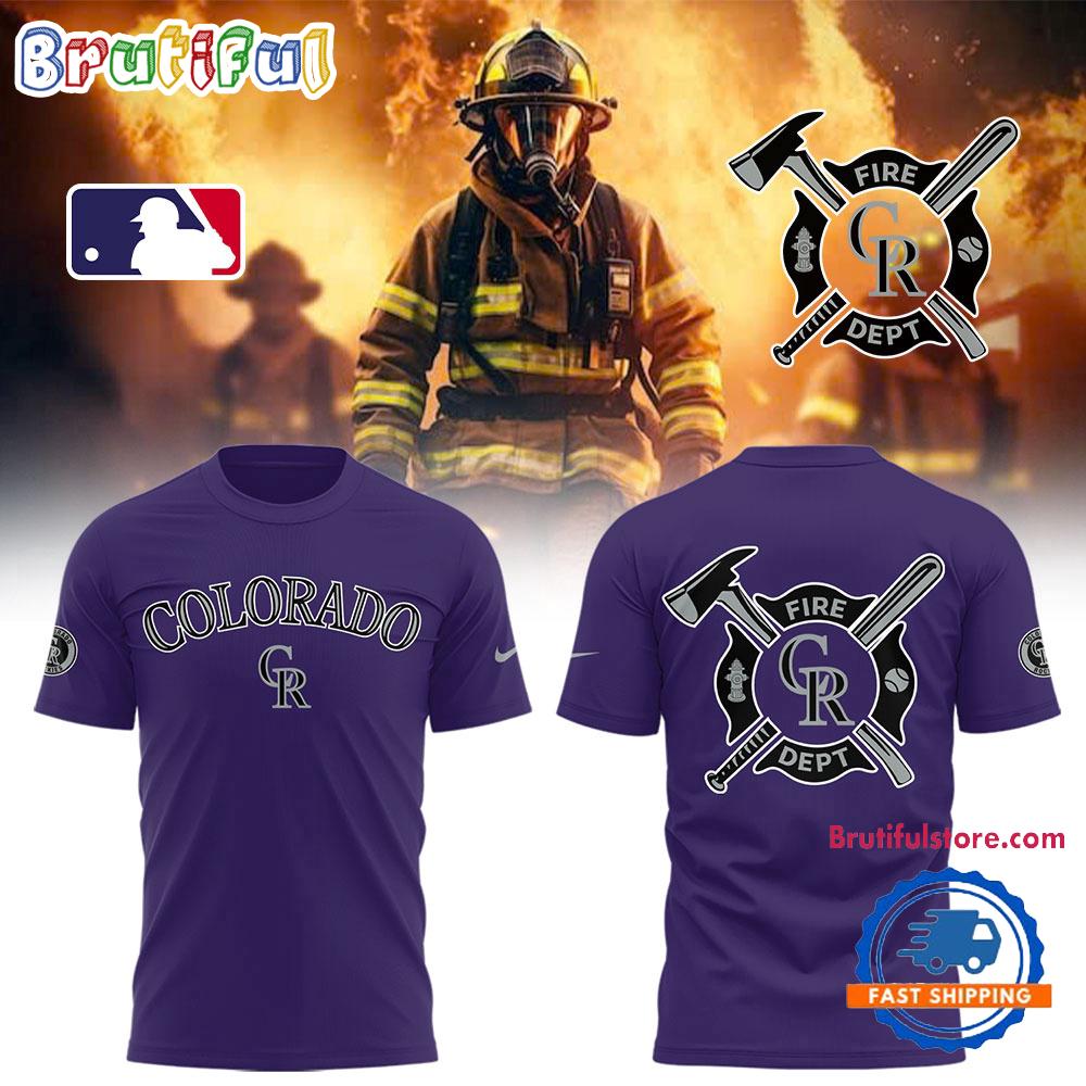 Colorado Rockies x Firefighter Appreciation Night New 3D Shirt