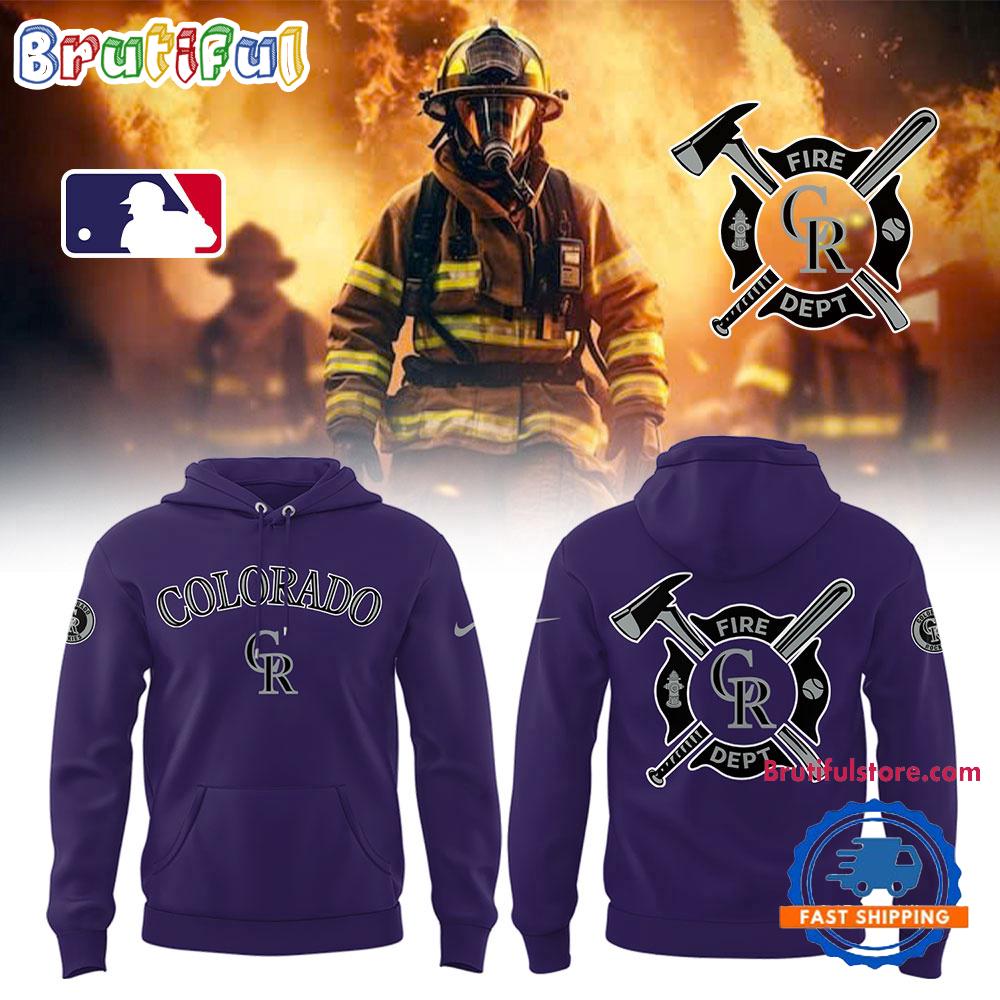 Colorado Rockies x Firefighter Appreciation Night New Hoodie Shirt