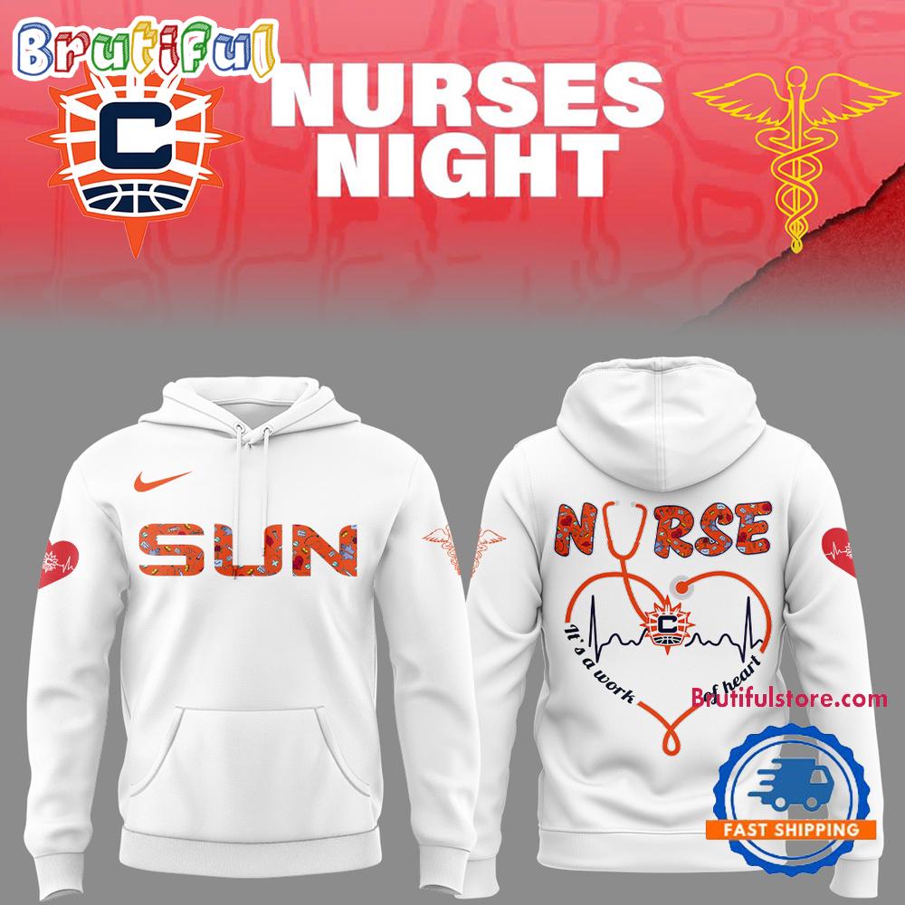 Connecticut Sun WNBA Nurses Night 2025 3D Hoodie