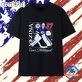 Connor Hellebuyck #37 Winnipeg Jets 2025 Vezina Trophy Winner T Shirt