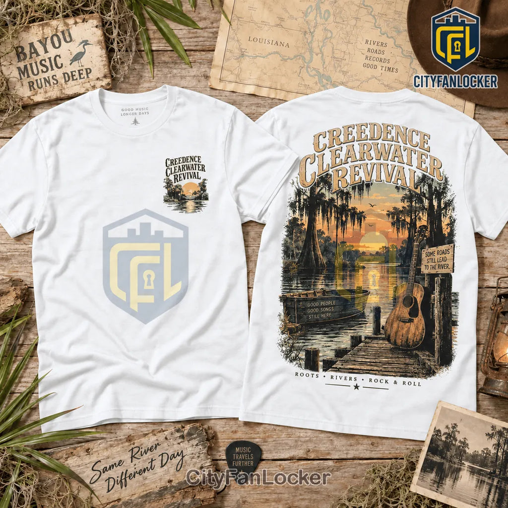Creedence Clearwater Revival Bayou Rock Cotton Shirt