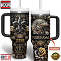 NFL Custom Name New Orleans Saints Tumbler 40oz With Handle