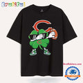 Dabbing Shamrock Football St Patricks Day Chicago Bears NFL 2025 T Shirt
