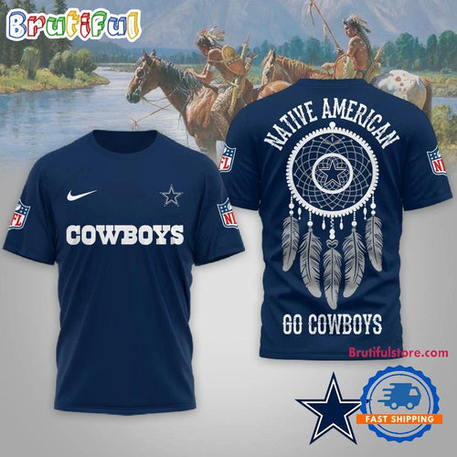 Dallas Cowboys 2026 NFL Native American Unisex 3D Shirt