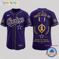 Dallas Cowboys 2026 NFL Purple Heart Day Baseball Jersey Shirt