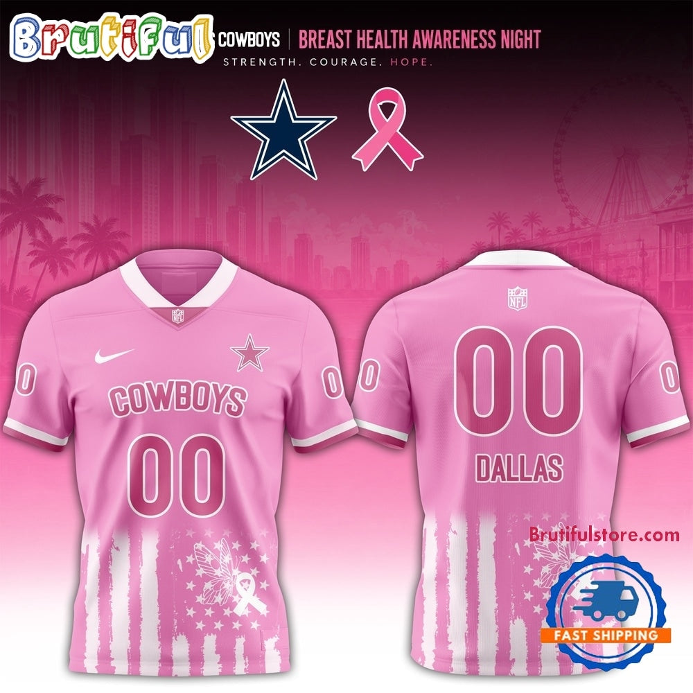 Dallas Cowboys 2026 x Breast Health Awareness Night Limited Edition Football Jersey