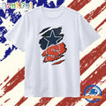 Dallas Cowboys and Syracuse Orange Torn Fabric Logo T Shirt
