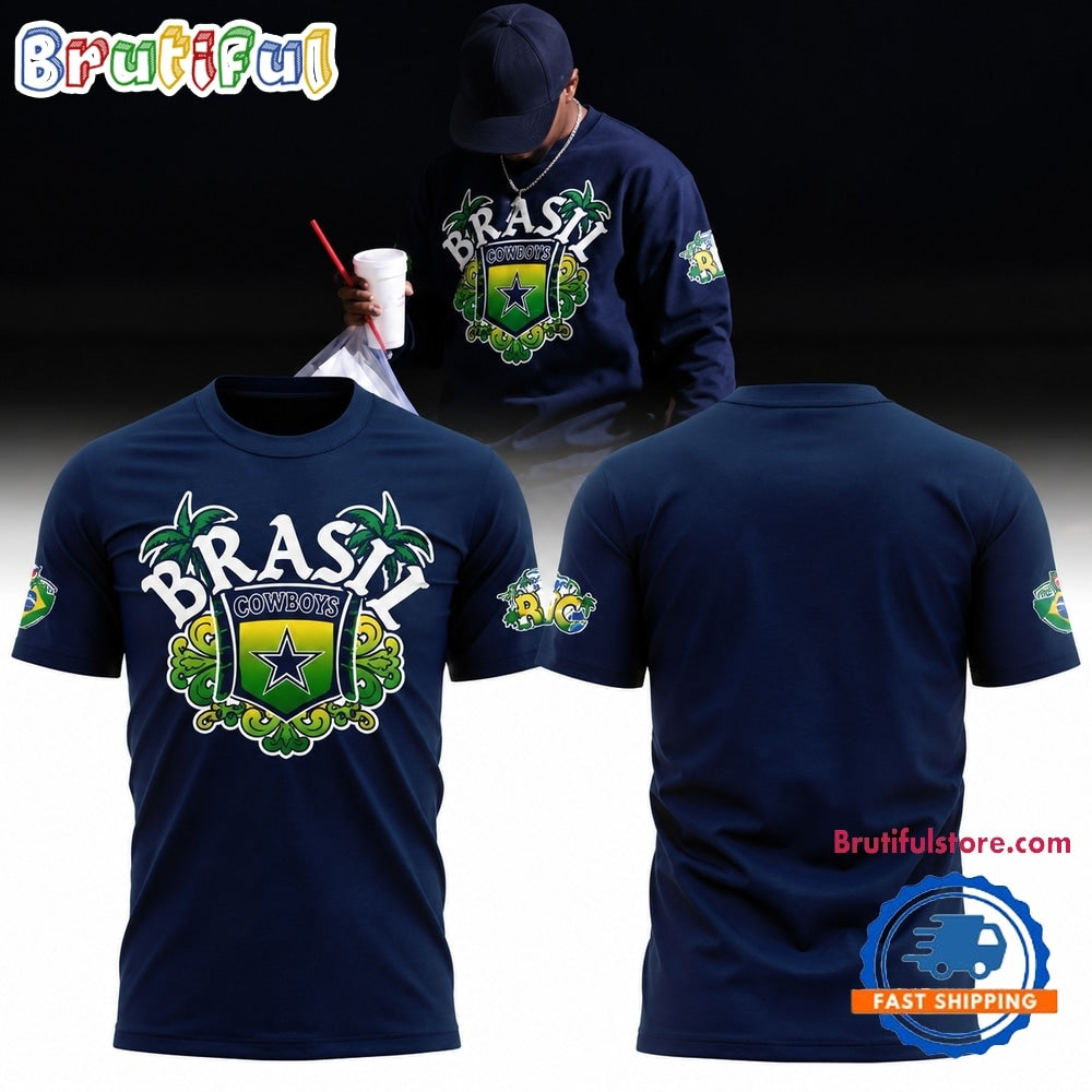 Dallas Cowboys Brazil Rio De Janeiro Game 2026 3D Shirt