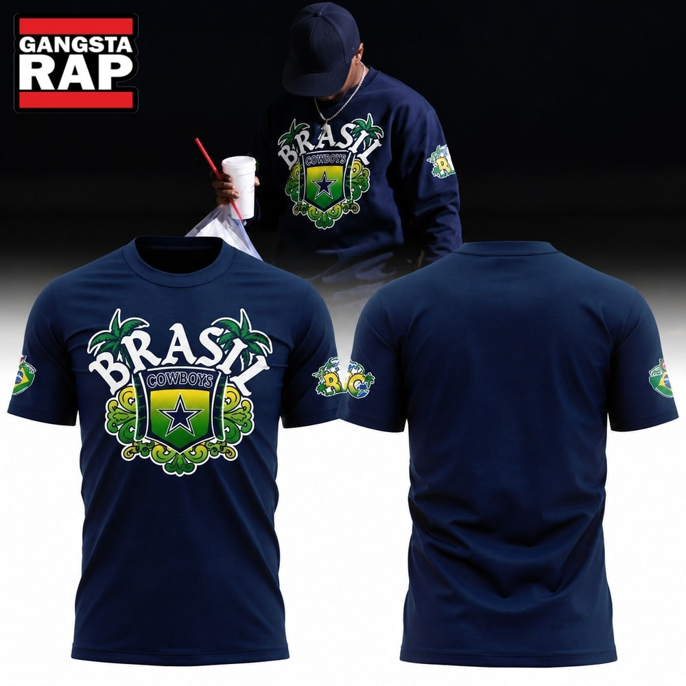 Dallas Cowboys Brazil Rio De Janeiro Game 2026 3D Shirt
