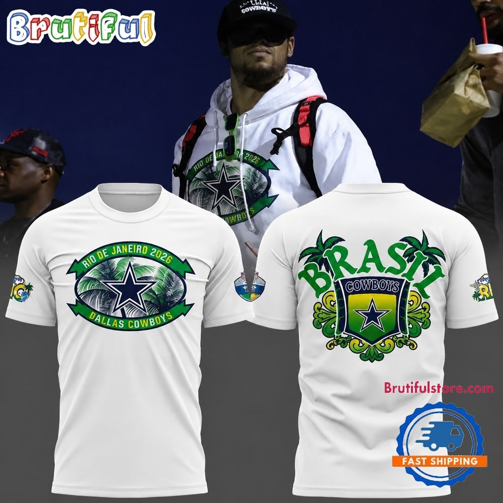 Dallas Cowboys Brazil Rio De Janeiro Game 2026 Graphic T Shirt
