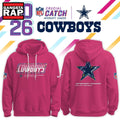 Dallas Cowboys Crucial Catch 2026 Pink Limited Edition Hoodie Shirt