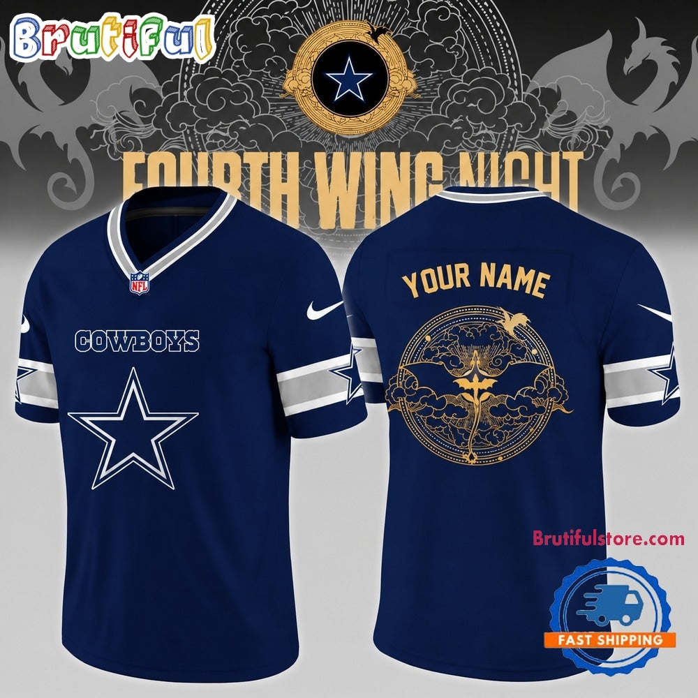 Dallas Cowboys Fourth Wing Night 2026 Custom Football Jersey