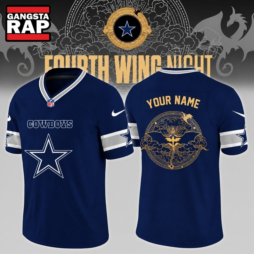 Dallas Cowboys Fourth Wing Night 2026 Custom Football Jersey