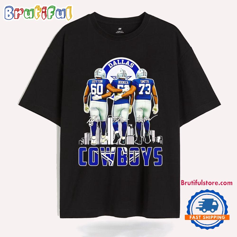 Dallas Cowboys Guyton Booker and Smith Signature Skyline T Shirt
